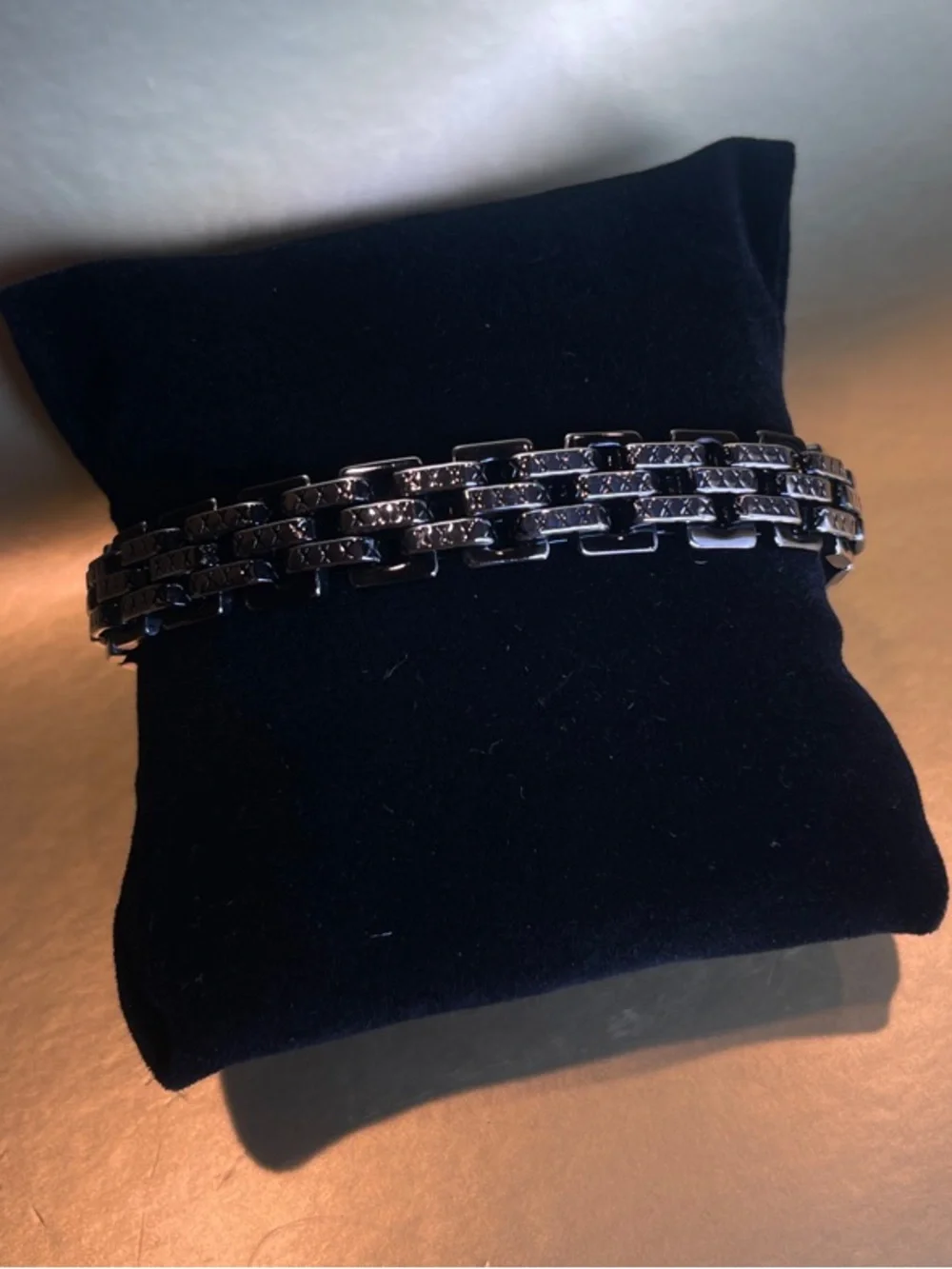 Invicta Black and Silver Men's Link Bracelet - 80957